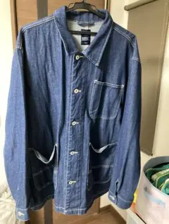 デニム　カバーオール