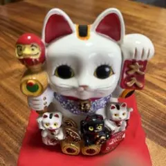 M*a様 招き猫 置物 青い目の招き猫 貯金箱 M*a様 招き猫 置物 青い目の招き猫 貯金箱 - メルカリ