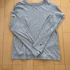 Champion グレー 長袖カットソー S