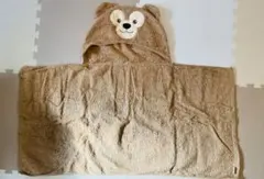 Duffy and Friends 湯上りタオル ベージュ