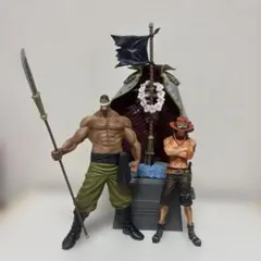 ワンピース フィギュア エース 白ひげ　墓　ジャンク扱いとします