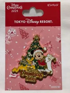 ディズニーリゾート　2025年　クリスマスピンバッジ