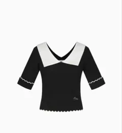 Bibiy. ESME RIBBON TOP ブラック - メルカリ