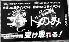 ポケモン　コライドン　ミライドン　1枚分