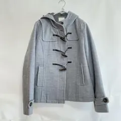 美品✨earth music&ecology ショートダッフルコート グレーLのサムネイル