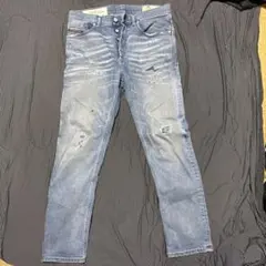 DIESEL ダメージ加工スリムフィットデニムパンツ