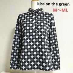 キスオンザグリーン♡モケットシャツ♡M〜ML　ゴルフ/スポーツ/テニス