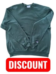 champion❤️XL ダークグリーンUSA古着　スウェット