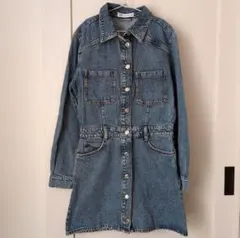 ZARA デニムミニワンピース M