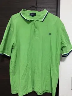FRED PERRY ポロシャツ XL グリーン　緑