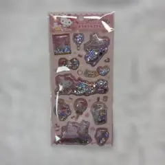 キティ　キラキラカプセルシール　シール　ボンボンドロップシール　サンリオ