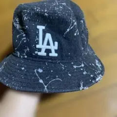 New Era LA バケットハット ペイント加工