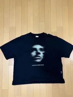 WISH FOR EVER Tシャツ ブラック ドローコード付き