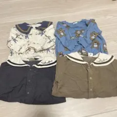 ベビーロンパース4点セット