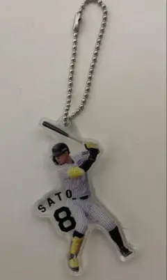 阪神タイガース佐藤輝明選手 写真アクリルキーホルダー