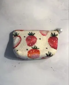 FEILER フェイラー　ストロベリードット　ポーチ　いちご