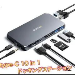 iDsonix ドッキングステーション Type-C 10-in-1