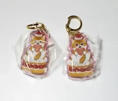 mofusand アクリルキーホルダー３ ショートケーキ 2点セット