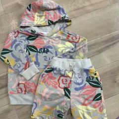 babygapフローラル セットアップ フーディー 3years 100
