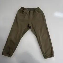 無印良品　カーキ色の子供用パンツ 100サイズ