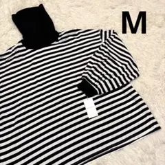 ✨新品タグ付き✨THE SHOP TK Tシャツ 長袖 ボーダー 白黒 M