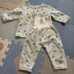 80cm　パジャマ　長袖長ズボン　アカチャンホンポ　宇宙柄　ロケット