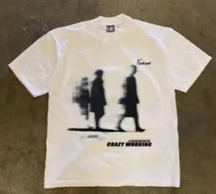 00s Tシャツ archive y2k opium グランジ 変形 S 白T2