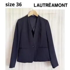 美品♡ LAUTREAMONT セットアップ　ノーカラー　ネイビー　濃紺　40 2025年最新】ロートレアモン スーツ ネイビーの人気アイテム - メルカリ