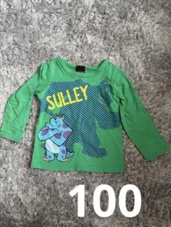 サリー プリント グリーン Tシャツ 100cm モンスターズインク