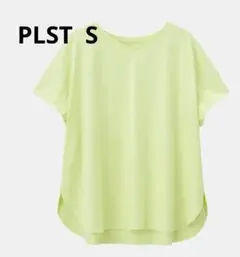 PLSTグロスジャージーボクシーTシャツ　S イエローのサムネイル