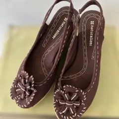naturalizer ブラウン ウェッジサンダルのサムネイル