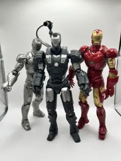 特撮 リボルテック ウォーマシン アイアンマン フィギュア　3体セット➕おまけのサムネイル