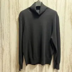 UNIQLO カシミヤ100% 黒 タートルネックセーター