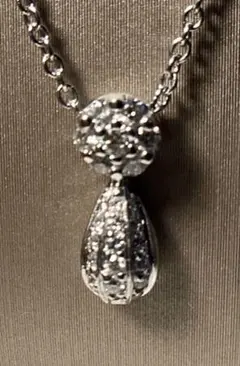 K18 ポンテヴェキオ ティアドロップダイヤモンド ネックレス