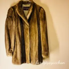 FOND　フォンド　毛皮　ファーコート　ブラウンB82 2025年最新】fond 毛皮コートの人気アイテム - メルカリ