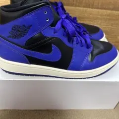 NikeAir Jordan 1 Mid パープルandブラック