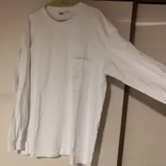 Tシャツ 長袖 ホワイトWhite