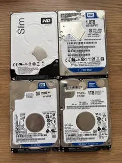 まとめ売り①】WD 1TB 2.5インチ HDD 4個セット 健康状態正常 - メルカリ
