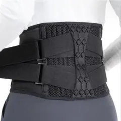 腰サポーター 強力固定サポート 腰用ベルト コルセット メッシュ通気 二重加圧式