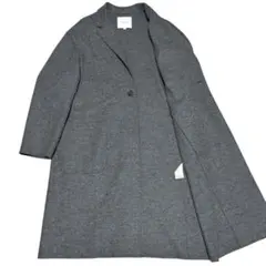 極美品 URBAN RESEARCH アーバンリサーチ グレー ウールコート L