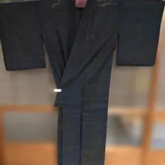 夏薄物紬　着物のサムネイル