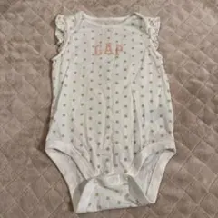 GAP 水玉模様ロンパース フリル付き