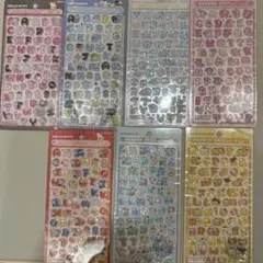【正規品】サンリオ 文字 ボンボンドロップシール 7種