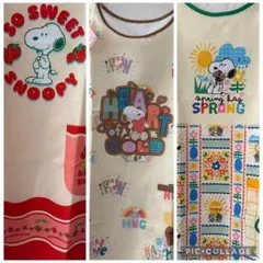 【新品】SNOOPY大好き♡ エプロン　3種セット♡のサムネイル