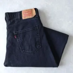 □古着 リーバイス 501ブラックジーンズ 後染め W38L30【WL6617 