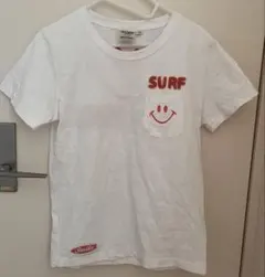 SURF Smiley face Tシャツ Y2k 白のサムネイル