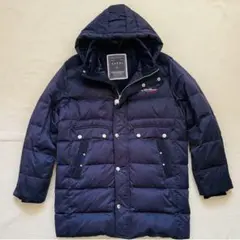 【超美品】CAPRI (カプリ) ダウンコート ダウン90% Mサイズ　ネイビー