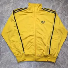 00s OLD adidas トラックジャケット　イエロー　XL相当　Oサイズ