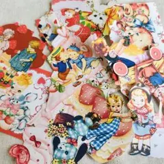 コラージュシート　ジャンクジャーナル　手帳　ノート　デコ　素材　おすそ分け