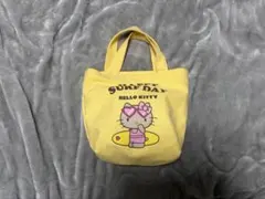 日焼けキティ ハローキティ トートバッグ イエロー SURF DAY